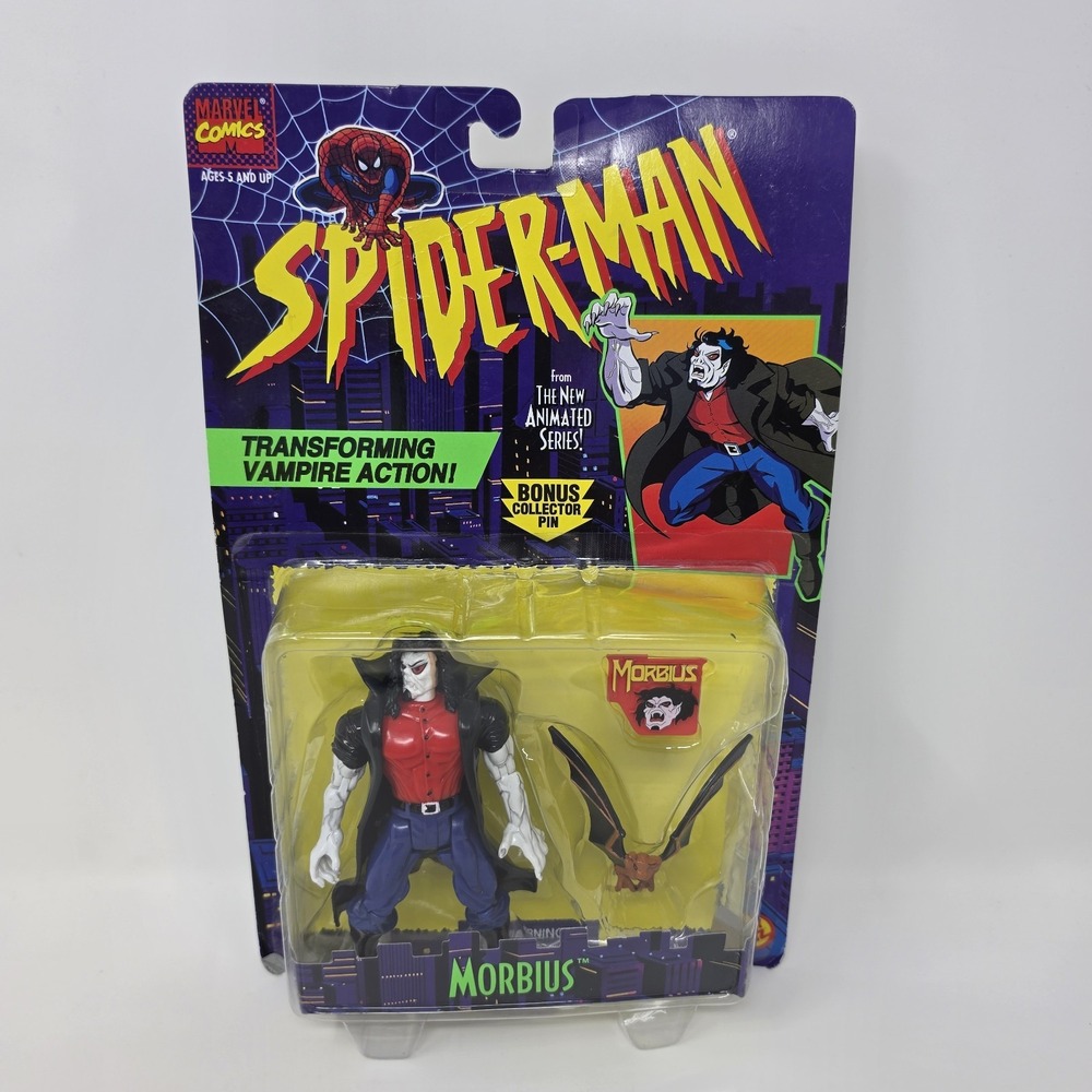New! Spider-Man: Animated Series ~ Morbius Transforming Vampire Action Figure